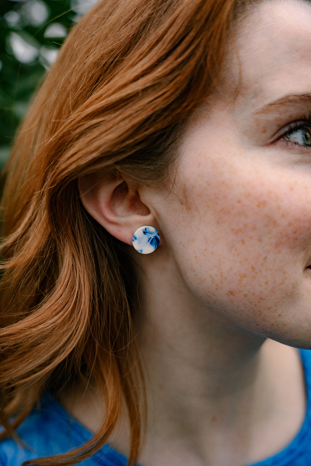 Sophie Studs - Greek Goddess Blue