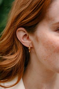Luxe Selena Hoops   - Gold