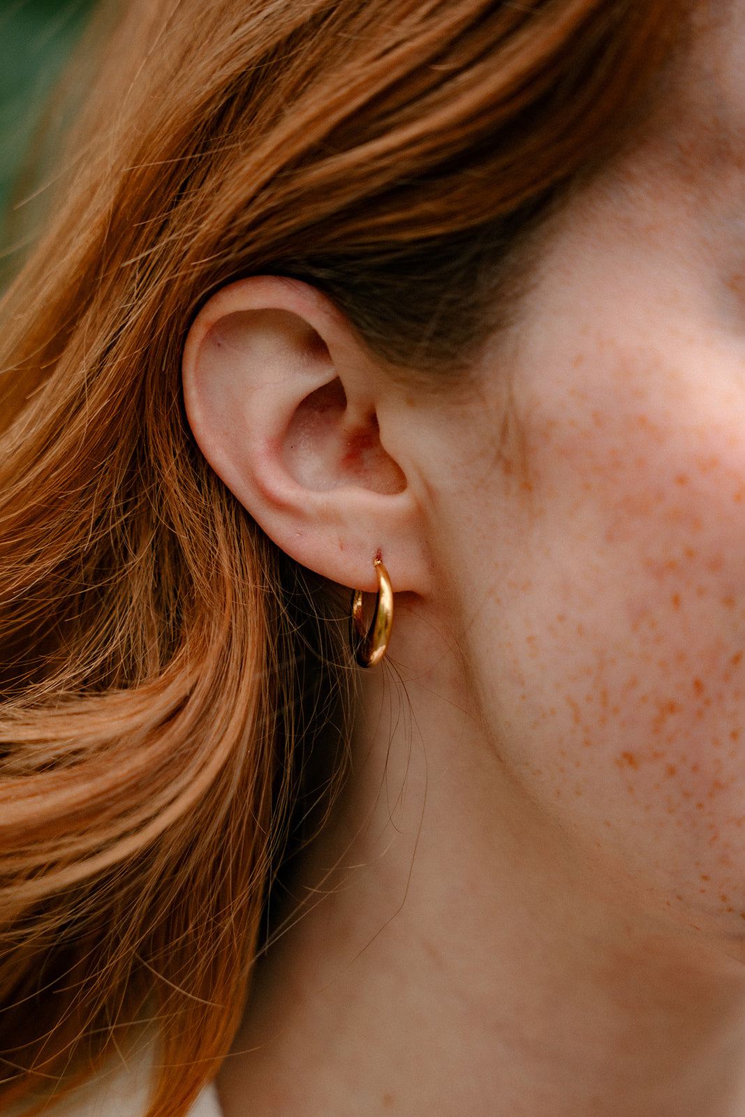 Luxe Selena Hoops   - Gold