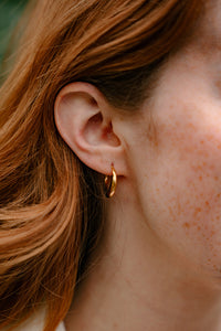 Luxe Selena Hoops   - Gold