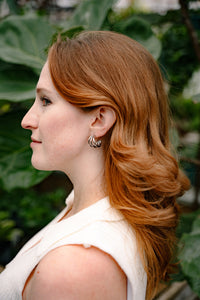 Luxe Treya Hoops - Silver