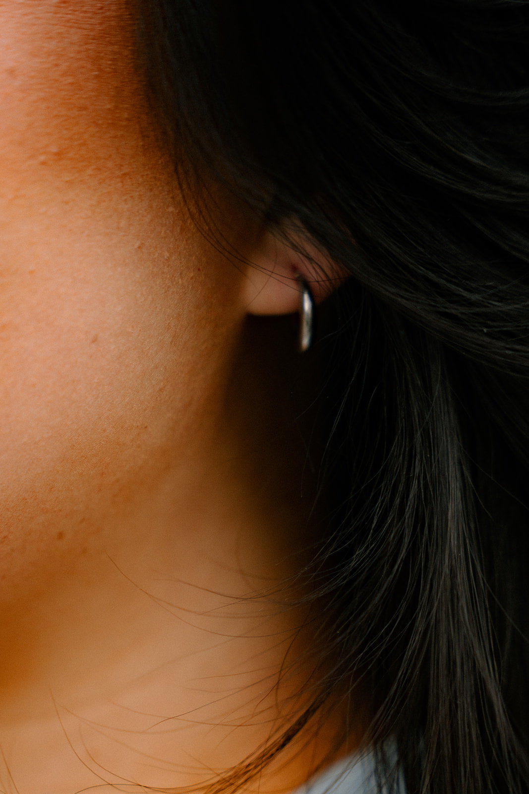 Luxe Selena Hoops - Mini - Silver