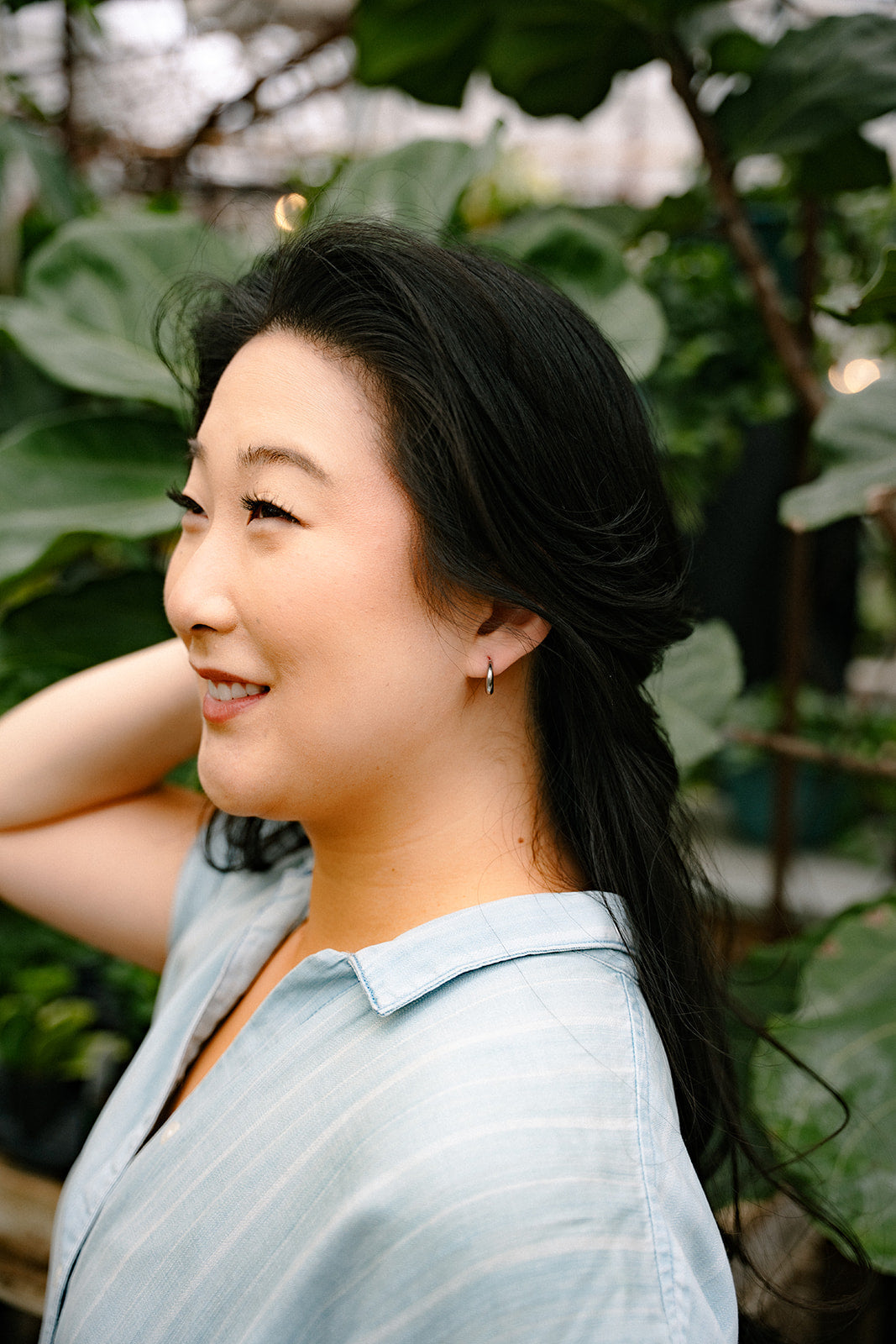 Luxe Selena Hoops - Mini - Silver