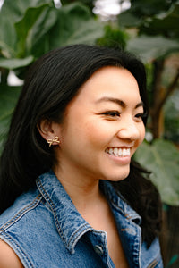 Luxe Bowie Studs - Gold