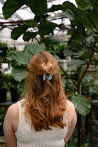 Callie Hair Claw - Greek Goddess Blue