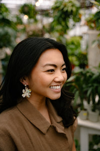 Petunia Earrings - Citron Zest