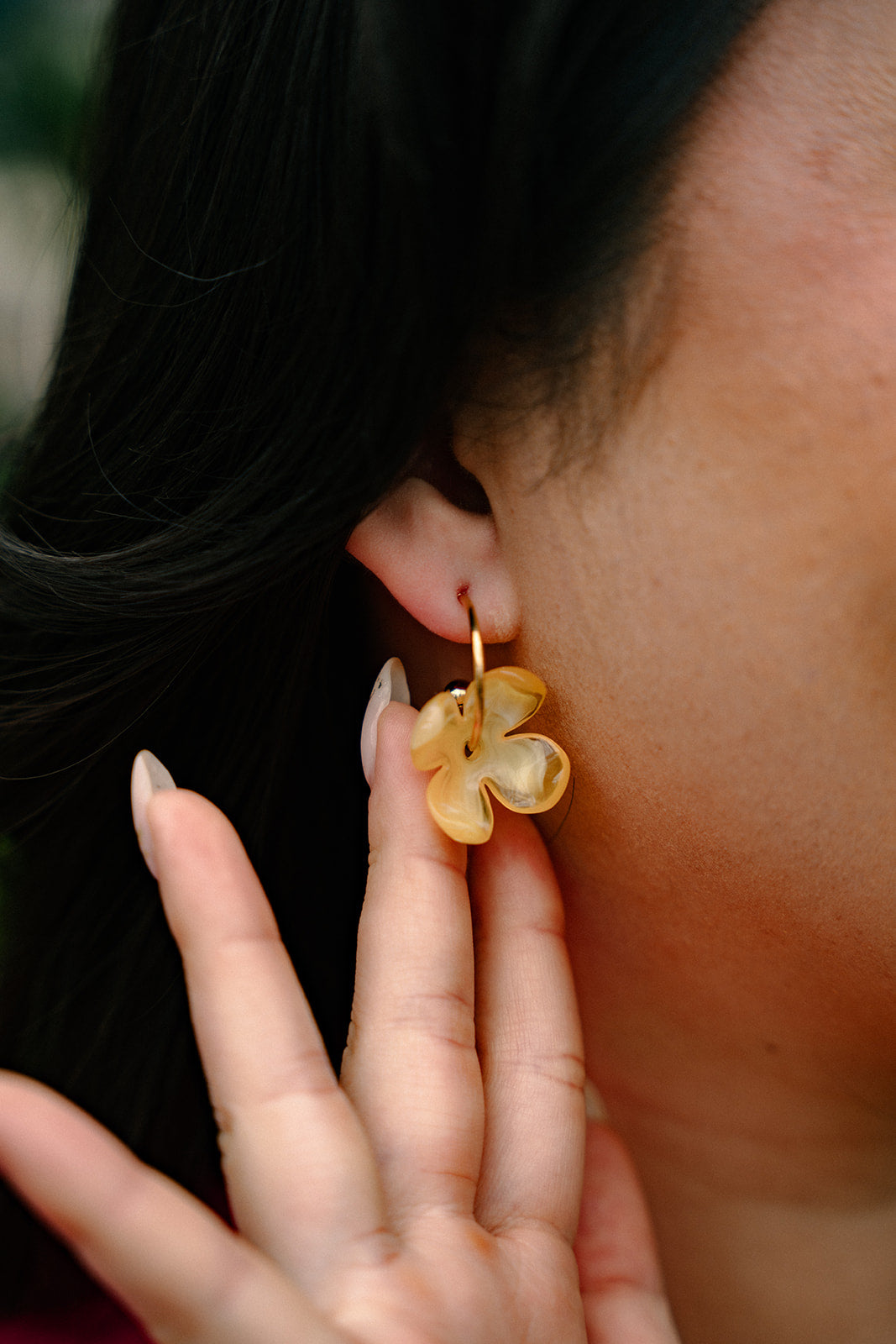 Primrose Hoops - Lemon Yellow