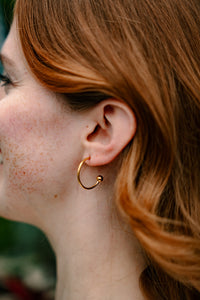 Sweetheart Hoops - Tickled Pink