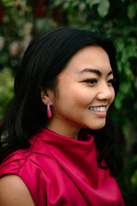 Julie Hoops - Berry Pink