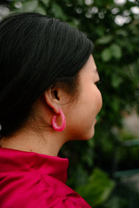 Julie Hoops - Berry Pink