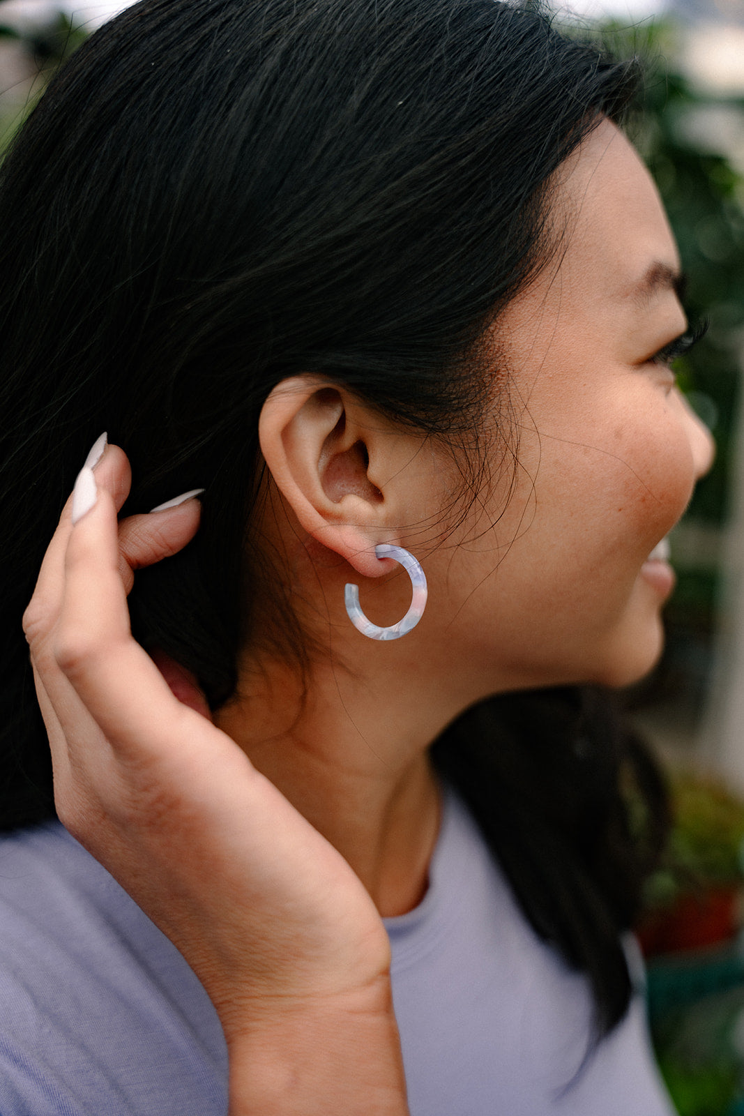 Cam Mini Hoops - Pastel Prism