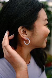 Cam Mini Hoops - Pastel Prism