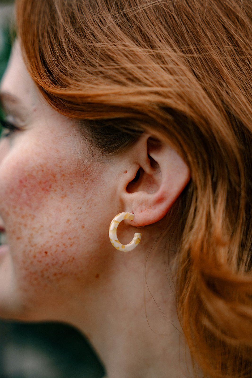 Micro Cam Mini Hoops - Buttercream Dot