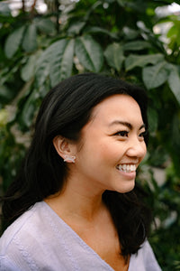 Bowie Studs - Opalite