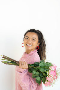 Heart Hoops - Strawberry Fizz