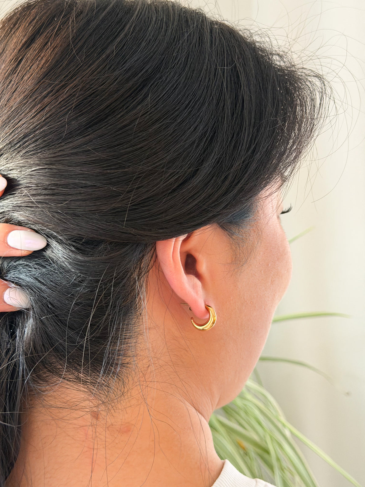 Luxe Selena Hoops - Mini - Gold