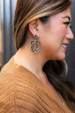 Margot Earrings - Cheetah