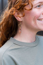 Quinn Earrings - Rust