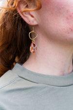 Quinn Earrings - Rust