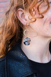 Rylee Earrings - Ivory & Slate