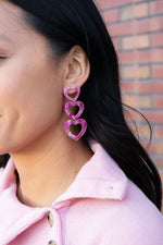 Valentina Earrings - Pink Punch