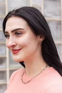 Luxe Silver Chunky Paper Clip Chain - 18"