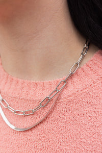 Luxe Silver Chunky Paper Clip Chain - 18"