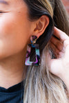 Avery Earrings - Midnight Opal