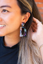 Avery Earrings - Midnight Opal