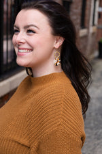 Rylee Earrings - Caramel Latte