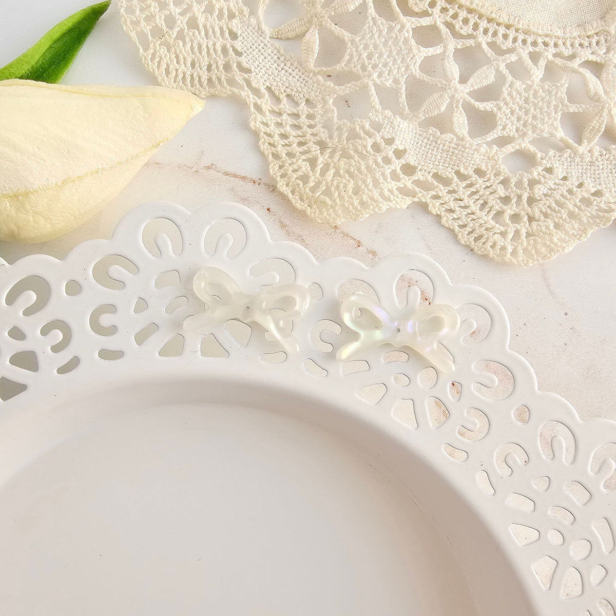 Bowie Studs - Opalite