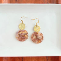 Zoey Mini Earrings - Shimmering Taupe