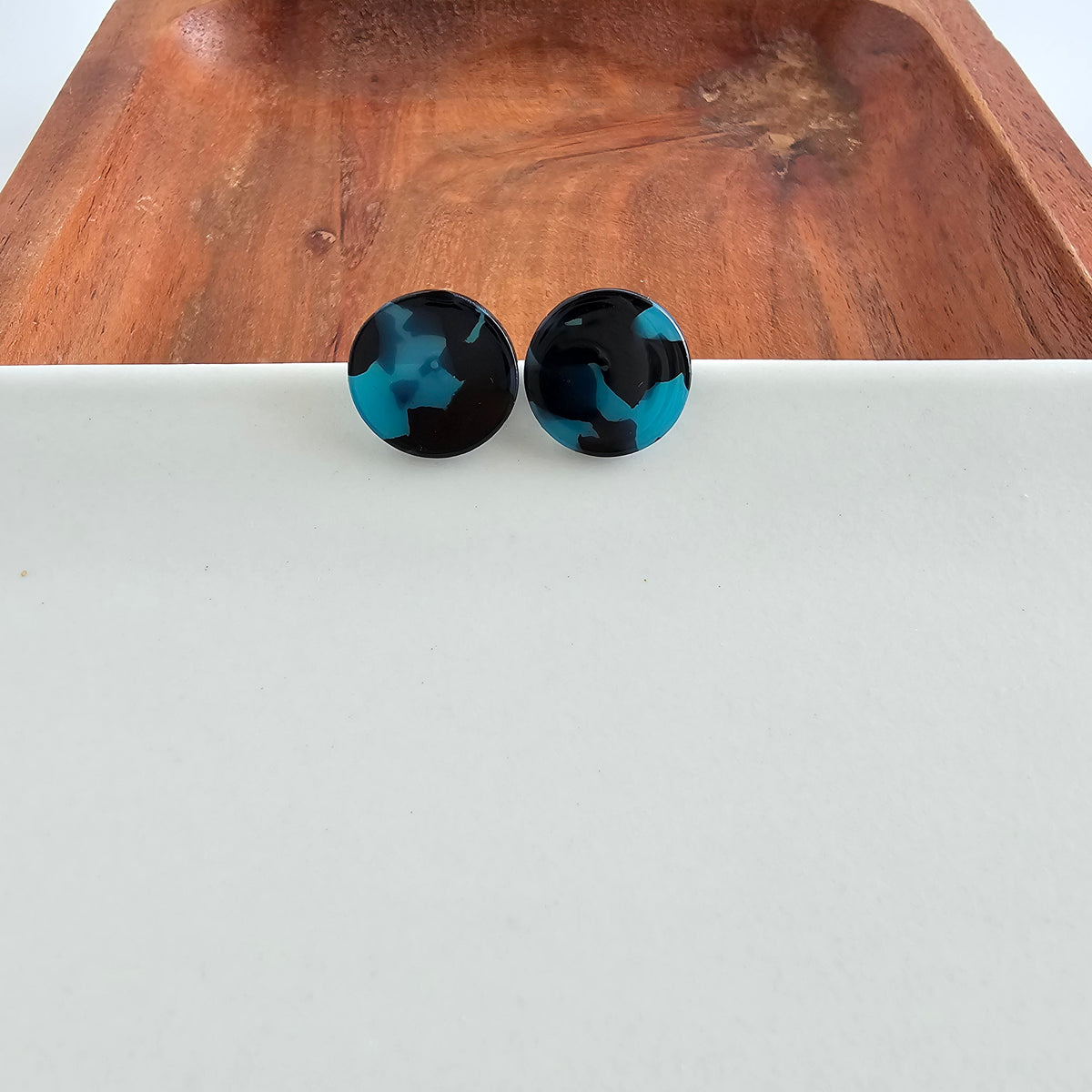 Sophie Studs - Blue Tortoise