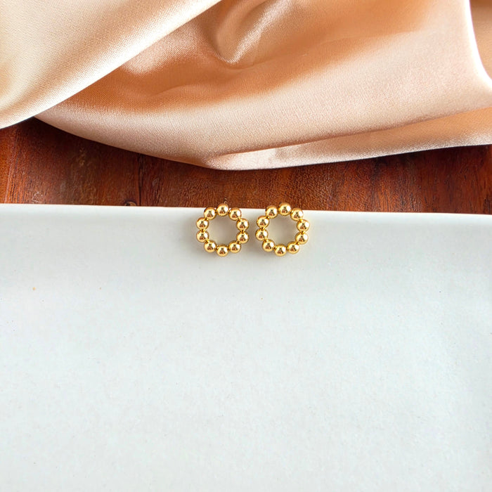 Luxe Bianca Studs - Gold