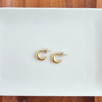 Luxe Selena Hoops - Mini - Gold