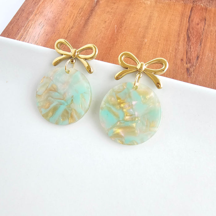 Bailey Earrings - Champagne Mint