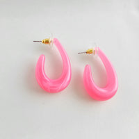Julie Hoops - Berry Pink