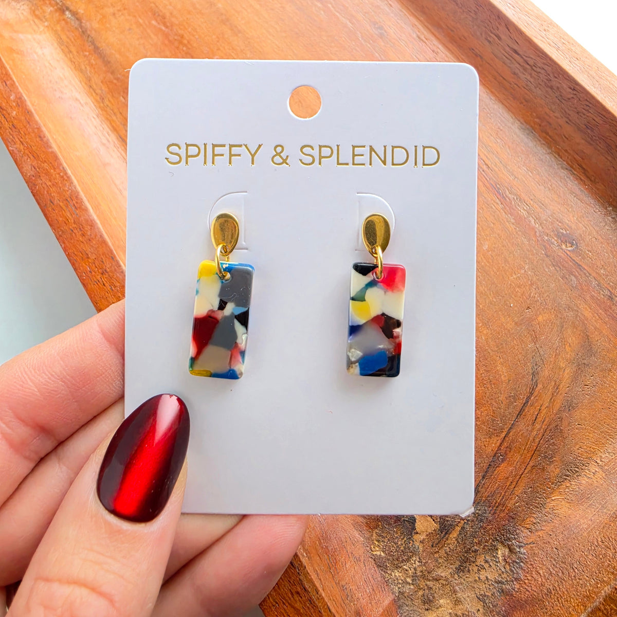 Rory Earrings - Moody Mosaic