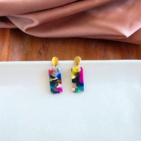 Rory Earrings - Moody Mosaic
