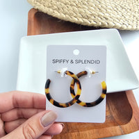 Camy Hoops - Tortoise