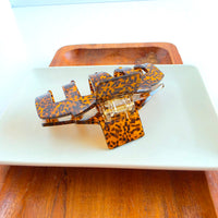Catherine Hair Claw - Amber Dot