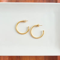 Luxe Harlow Hoops - Gold
