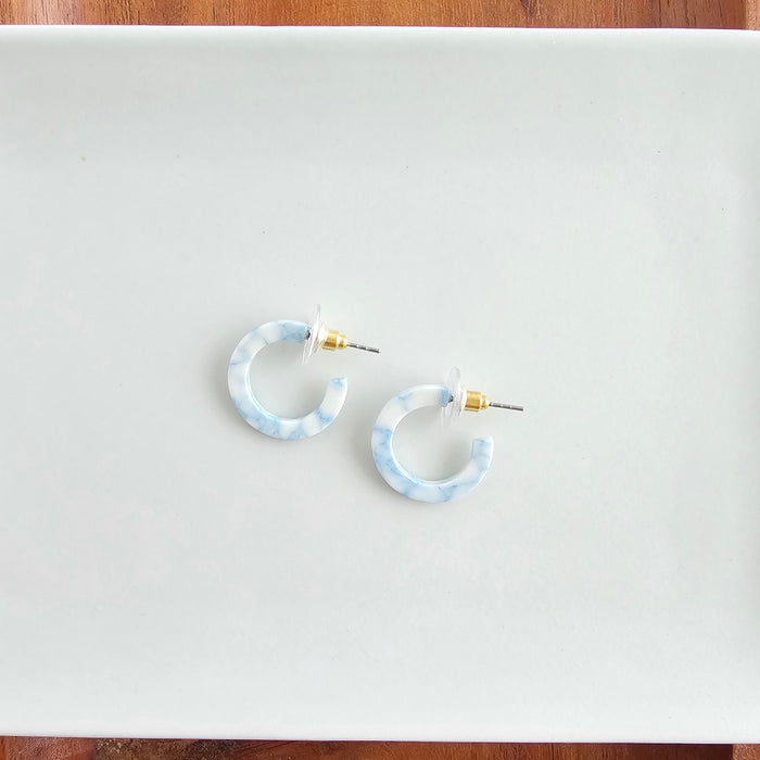 Micro Cam Mini Hoops - Saltwater Blue