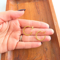 Luxe Tatum Hoops - Gold