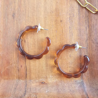Scarlett Hoops - Amber