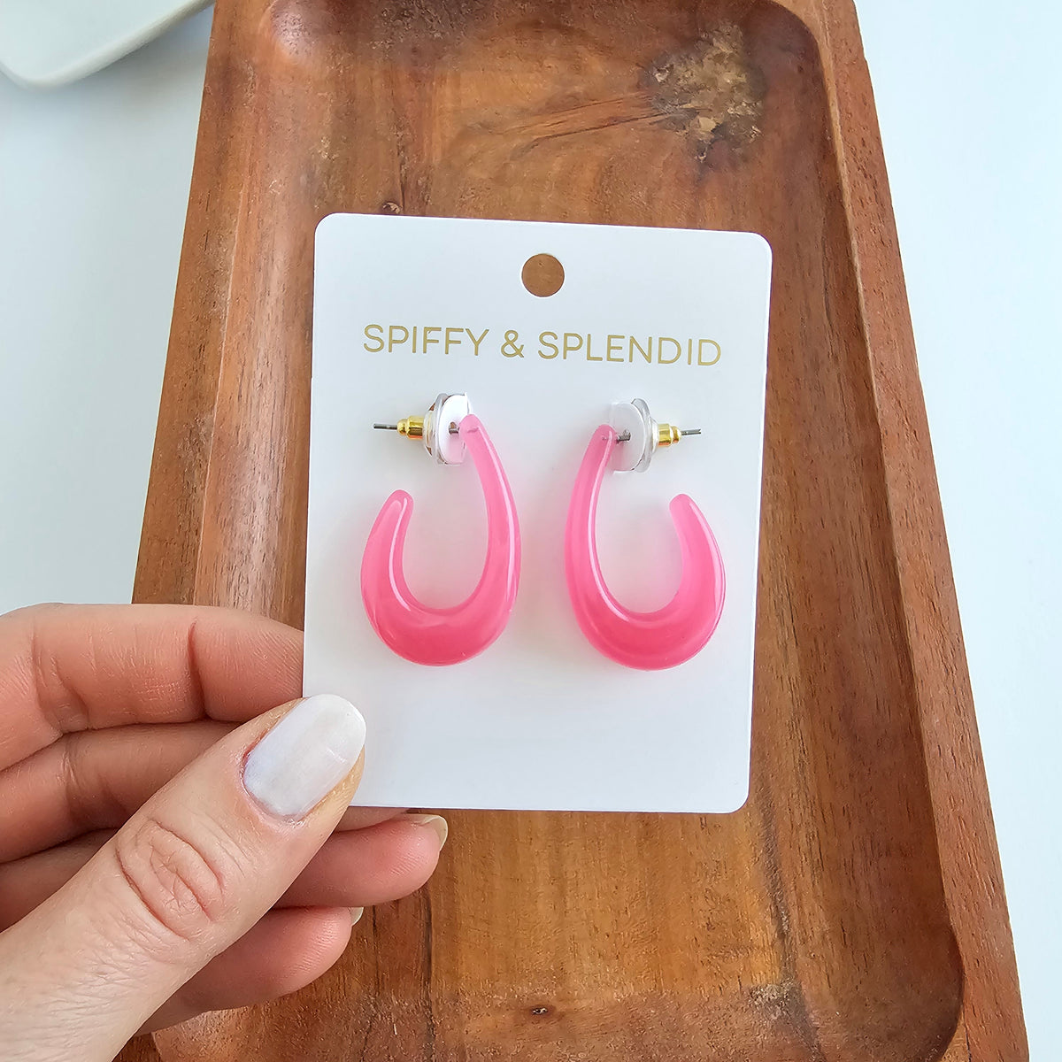 Julie Hoops - Berry Pink