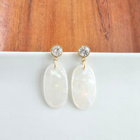 Lucy Earrings - Opalite