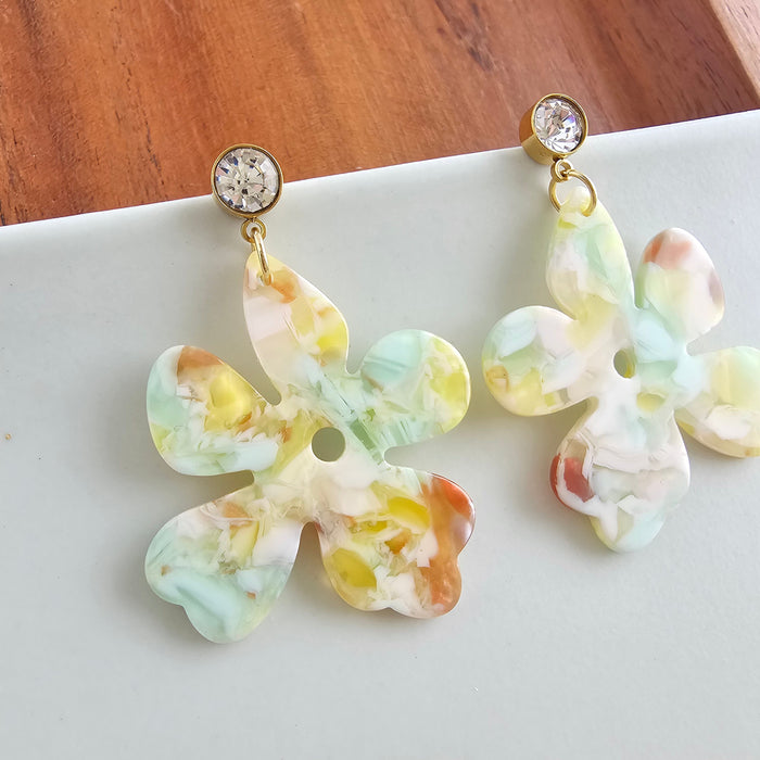 Petunia Earrings - Citron Zest