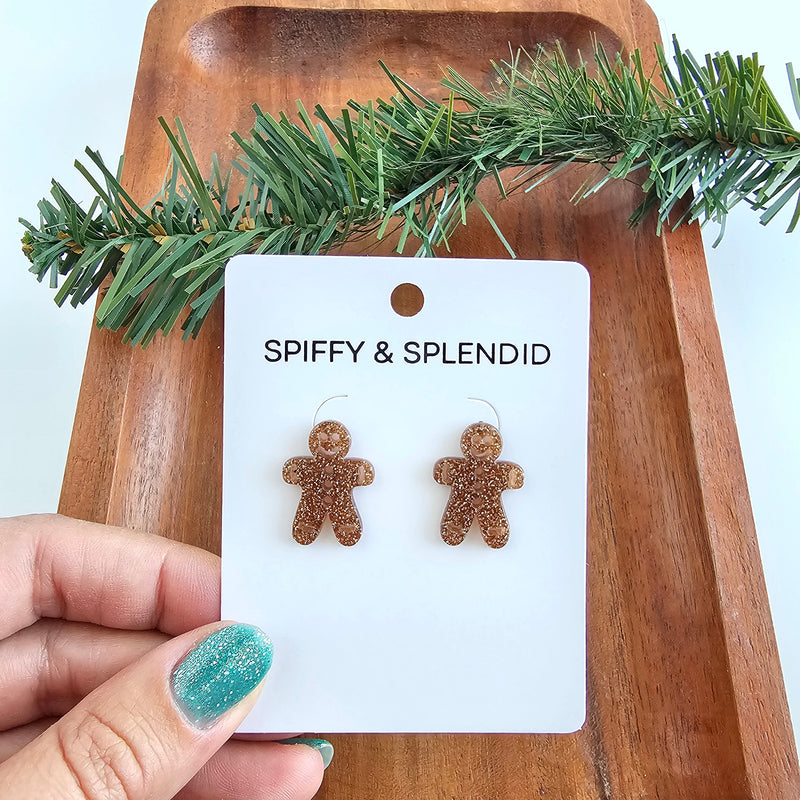 Gingerbread Man Studs