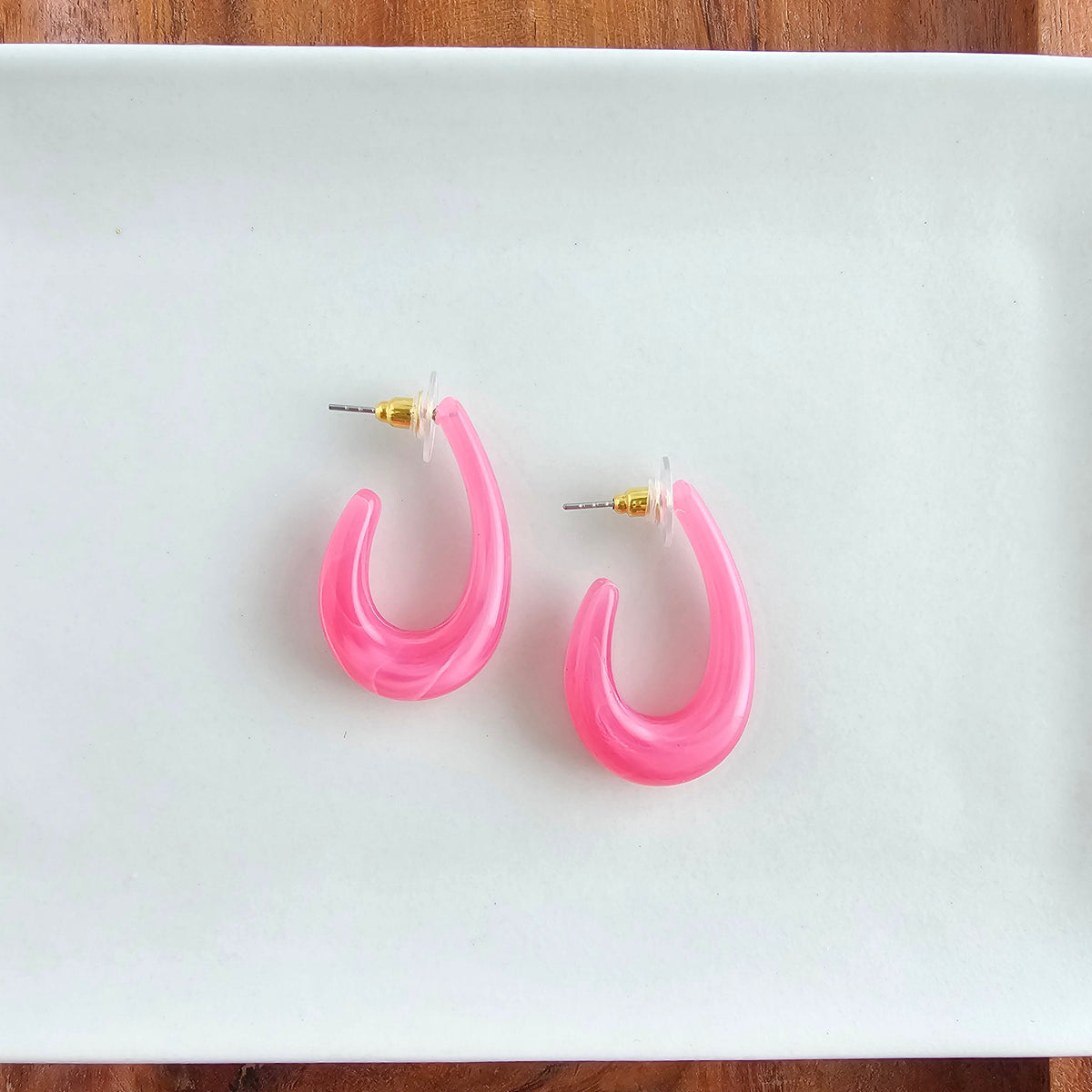 Julie Hoops - Berry Pink